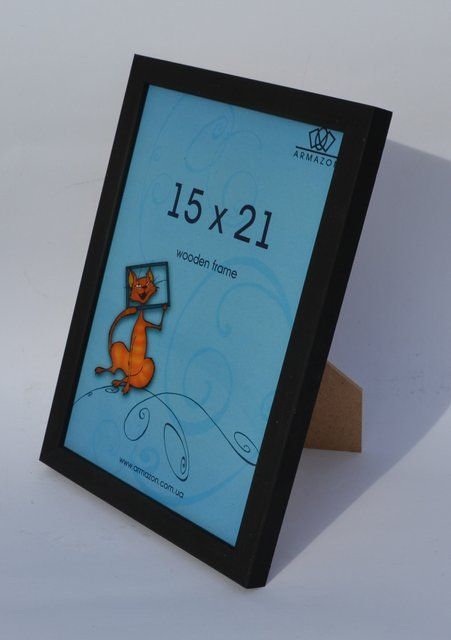 Рамка RIKO 15x21 колір "чорний" R1521-black фото