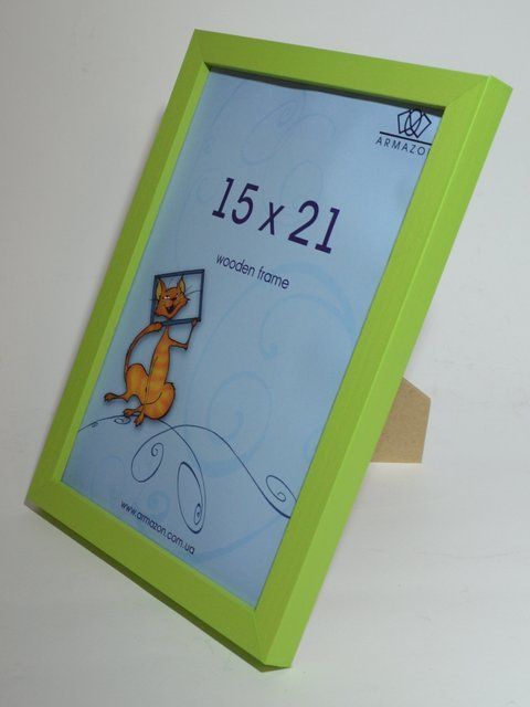 Рамка RIKO 15x21 колір "ківі" R1521-green фото