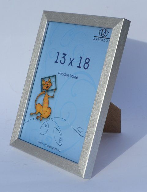 Рамка RIKO 13x18 колір "срібний" R1318-silver фото