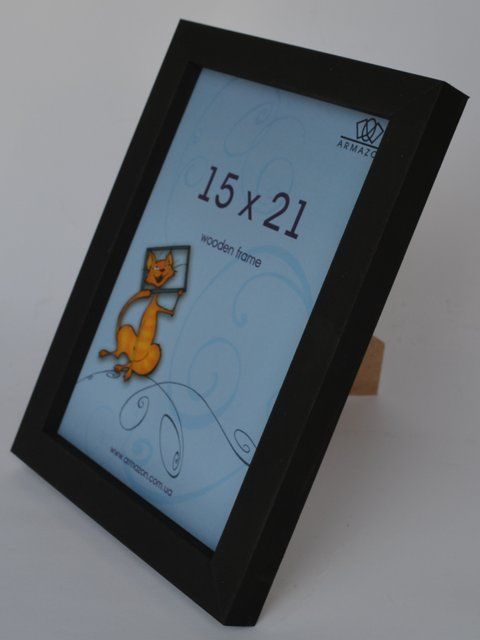 Рамка MARKO 15x21 колір "чорний" M15x21-black фото