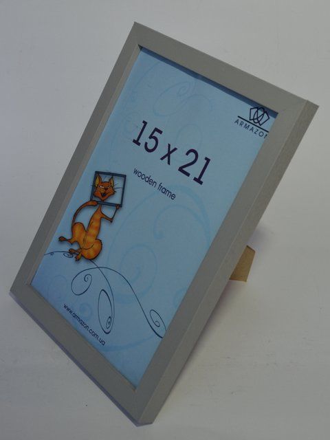 Рамка RIKO 15x21 колір "сірий" R1521-gray фото
